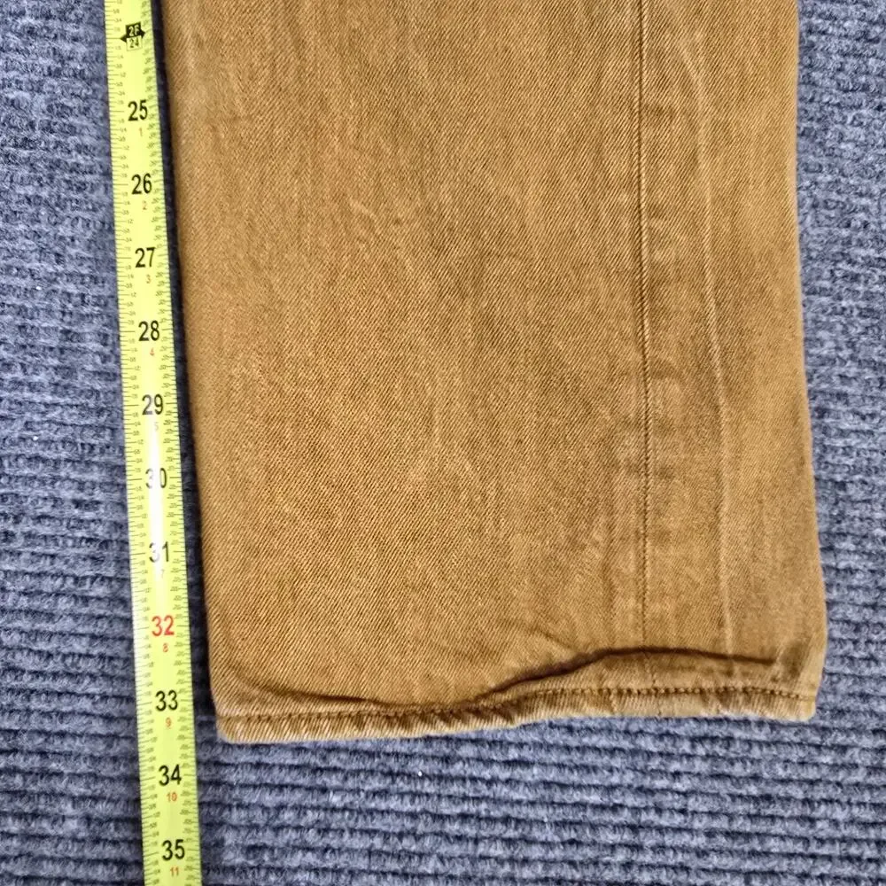 Levi's 501 XX Men's Jeans 40x34 Mustard Brown Curry Button Fly 00501-1679